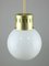 Mid-Century Modern Opaline Pendant Lamp 9