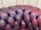 Red Leather Chesterfield Club Chair, 1980s 20