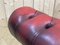 Red Leather Chesterfield Club Chair, 1980s 15