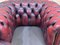 Red Leather Chesterfield Club Chair, 1980s 10