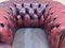 Red Leather Chesterfield Club Chair, 1980s, Image 10