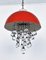 Space Age Jelly Fish Pendant Light, 1980s 12