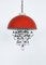Space Age Jelly Fish Pendant Light, 1980s 13