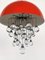 Space Age Jelly Fish Pendant Light, 1980s 11