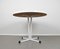 Round White Metal Bistro Table, Italy, 1960s 6