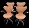 Series 7 Desk Chair in Leather by Arne Jacobsen for Fritz Hansen, 1997 5