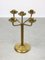 Vintage Brass 5-Arm Candle Holder 1