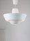 Vintage White Bauhaus Ceiling Lamp 6