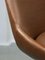 Mid-Century Brown Leatherette Swivel Chair from Stol 7