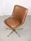 Mid-Century Drehsessel aus braunem Kunstleder von Stol 3