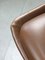 Mid-Century Brown Leatherette Swivel Chair from Stol 11