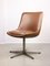 Sedia girevole Mid-Century in similpelle marrone di Stol, Immagine 1