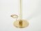 Moderne Stehlampe aus Acrylglas & Messing von Jacques Adnet, 1950er 5