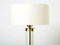 Moderne Stehlampe aus Acrylglas & Messing von Jacques Adnet, 1950er 6