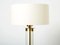 Modernist Acrylic Glass Brass Floor Lamp by Jacques Adnet, 1950s 6
