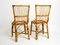 Italian Bamboo Dining Chairs, 1960s, Set of 2 5