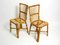 Italian Bamboo Dining Chairs, 1960s, Set of 2 3