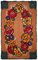 Vintage Orange Wool Rug, 1940s 1