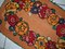 Vintage Orange Wool Rug, 1940s 3