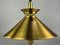 Brass Ceiling Lamp from Frandsen, 1970s 9