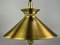 Brass Ceiling Lamp from Frandsen, 1970s, Image 9