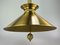 Brass Ceiling Lamp from Frandsen, 1970s 8