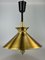 Messing Deckenlampe von Frandsen, 1970er 11