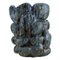 Handgefertigte skulpturale Vase aus Steingut von Christina Muff 1