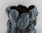 Handgefertigte skulpturale Vase aus Steingut von Christina Muff 4