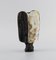 French Studio Ceramicist Shaped Vase in Glazed Stoneware, Image 2