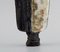 French Studio Ceramicist Shaped Vase in Glazed Stoneware, Image 5