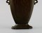 Mid-Century Metal Vases from Disko, 1930s, Set of 2, Image 4