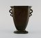 Mid-Century Metal Vases from Disko, 1930s, Set of 2, Image 2