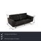 Black Leather 250 3-Seater Sofa from Rolf Benz 2