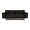 Schwarzes Leder 250 3-Sitzer Sofa von Rolf Benz 1