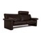 Brown Leather 3-Seater Sofa from Erpo Santana 1