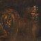Italienischer Künstler, Daniel in the Lions 'Den, 19. Jahrhundert, Öl auf Holz 5