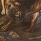 Italienischer Künstler, Daniel in the Lions 'Den, 19. Jahrhundert, Öl auf Holz 7
