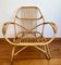 Bamboo Bench with Table and Armchair, 1970s, Set of 3 7