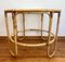 Bamboo Bench with Table and Armchair, 1970s, Set of 3 9