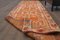 Orangefarbener Vintage Teppich aus Baumwolle, 1960er 4