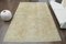 Vintage Beige Teppich aus Baumwolle, 1930er 1