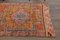 Orangefarbener Vintage Teppich aus Baumwolle, 1960er 4