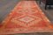 Vintage Turkish Burnt Pink Oushak Runner Rug, 1960s 3