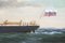 Carl Emil Baagoe, Paesaggio con nave russa, Tela, Incorniciato, Immagine 5