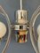 Lámpara colgante Sputnik era espacial vintage, años 70, Imagen 9