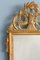 Französischer Miroir de Mariage Spiegel mit vergoldetem Holzrahmen, 18. Jh 2