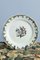 18th Century Plate with Flowers and Ornate Frieze from Rouen Faience 1