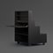 Storage Unit in Black by Achille Castiglioni for Hille 3