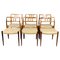 Rosewood Model 79 Dining Chairs by Niels O. Møller, 1960, Set of 6 1